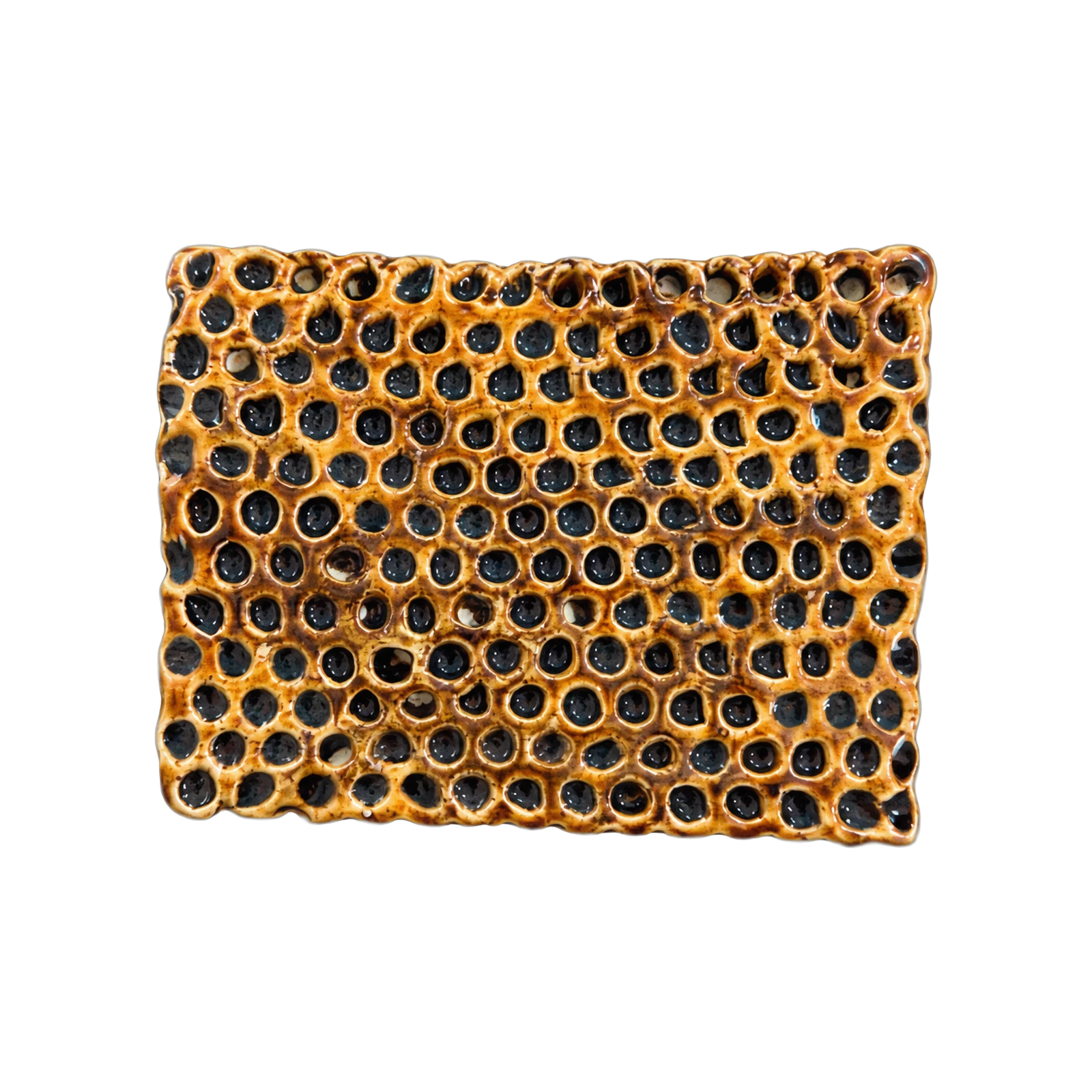 Honeycomb, glazed porcelain, 2026